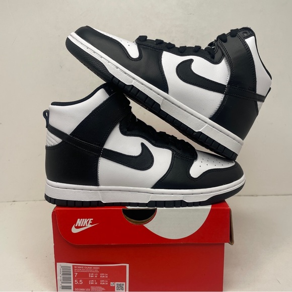 Nike Dunk High WMNS “Panda/Black White” 2023